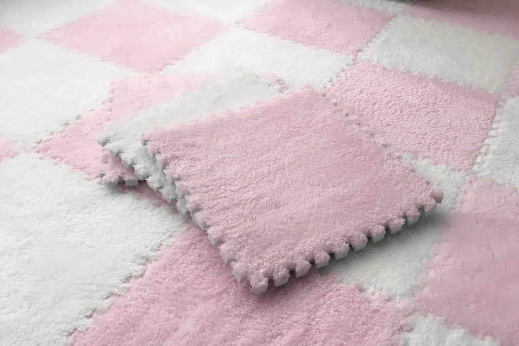 CloudTiles Interlocking Puzzle Carpet Pieces