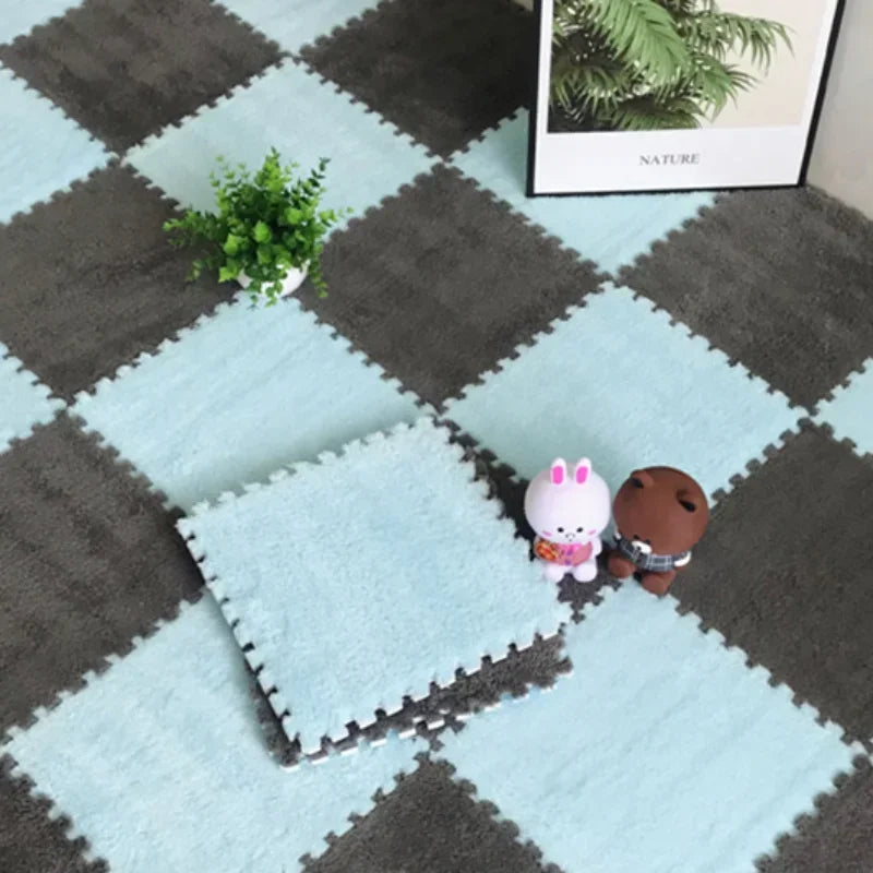 CloudTiles Interlocking Puzzle Carpet Pieces