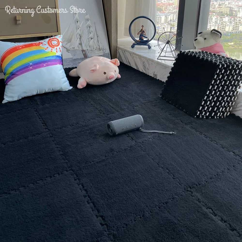 CloudTiles Interlocking Puzzle Carpet Pieces
